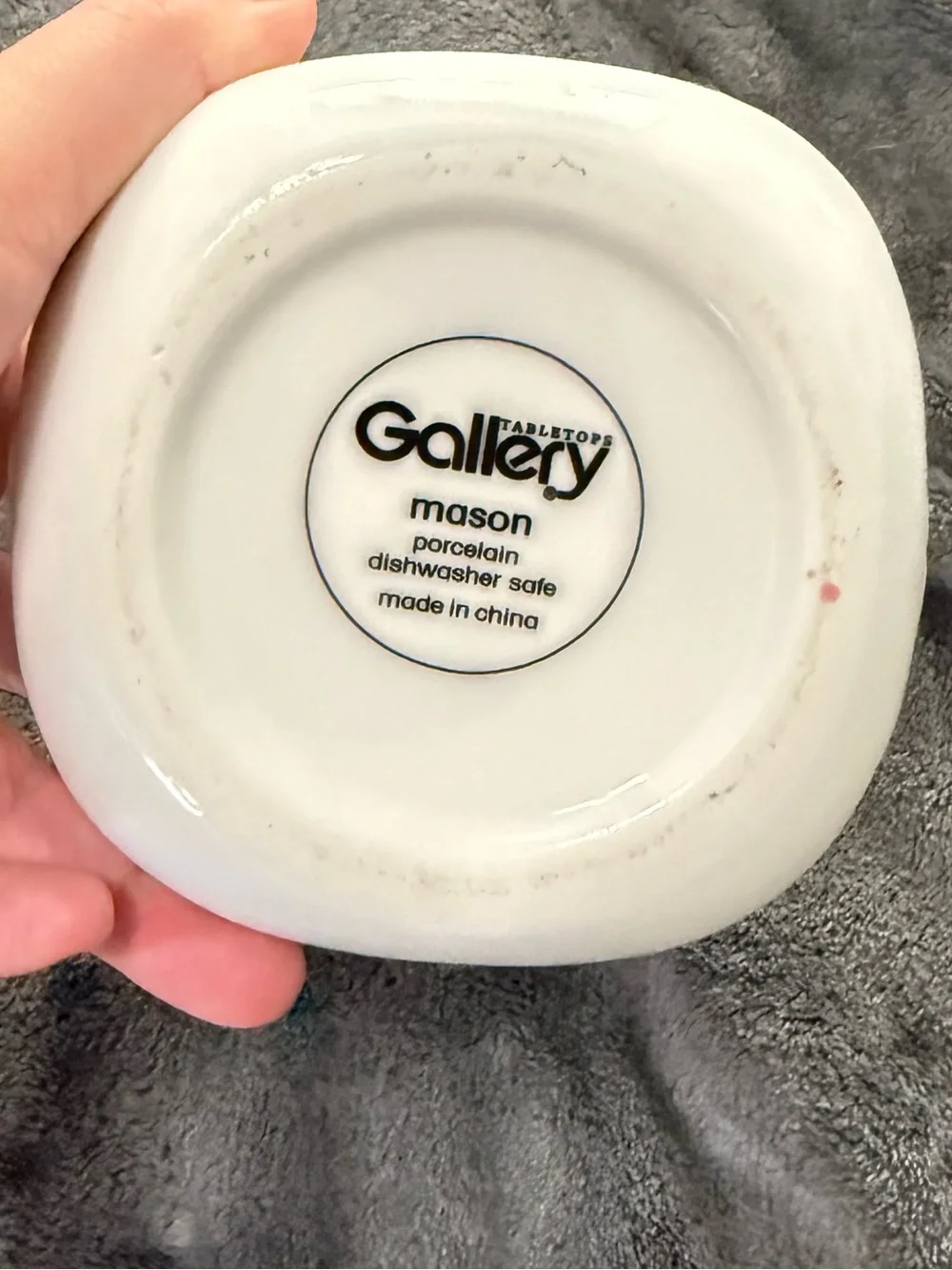 Tabletops Gallery White Porcelain Mason Jar Storage Canister 40oz